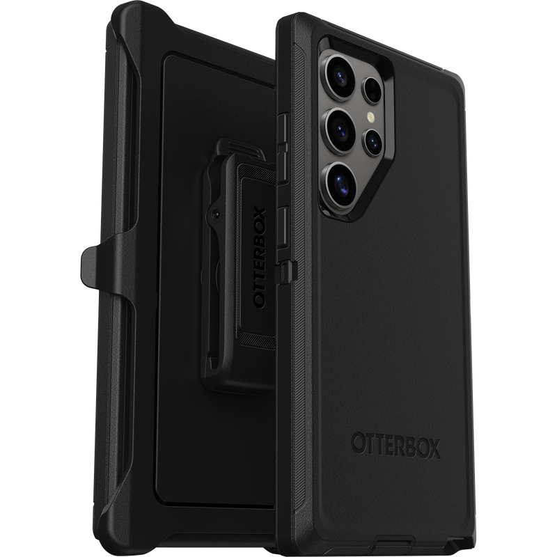 Samsung Galaxy S24 Ultra Back Cover – Black | OtterBox Defender Series, Shockproof Protective Cover image 1