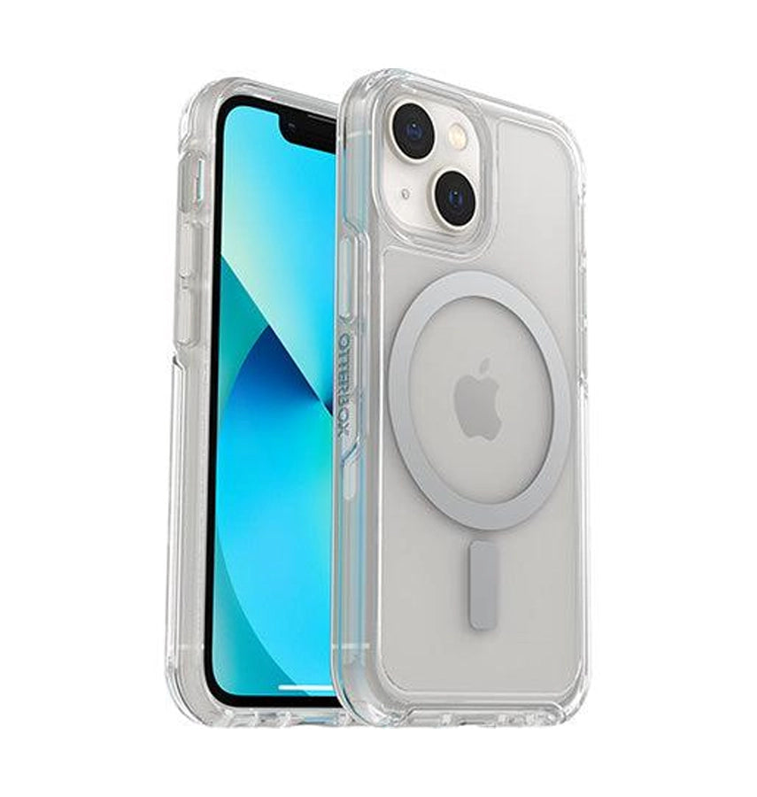 iPhone 13 Mini Magsafe Case – Clear | OtterBox Symmetry Series, Soft Touch Protective Cover image 0