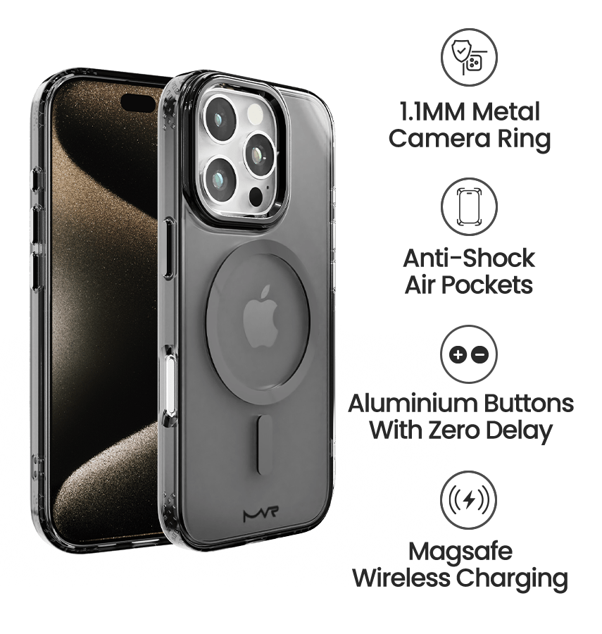iPhone 16 Pro MVR Impact IMD Case - Black | MagSafe Compatible Protective Cover image 4