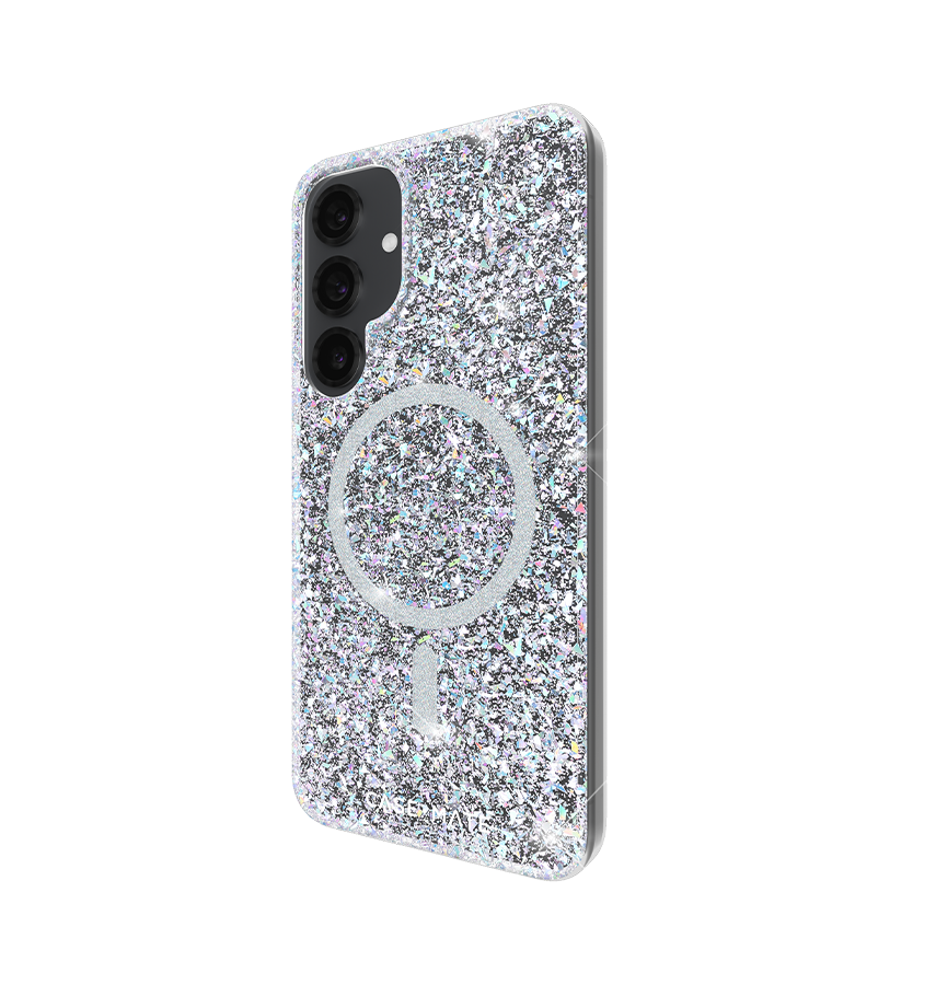 Samsung Galaxy S25 Magsafe Case – Disco | Case-Mate Twinkle Ombre Antimicrobial, Drop Protection, Wireless Charging Compatible image 3