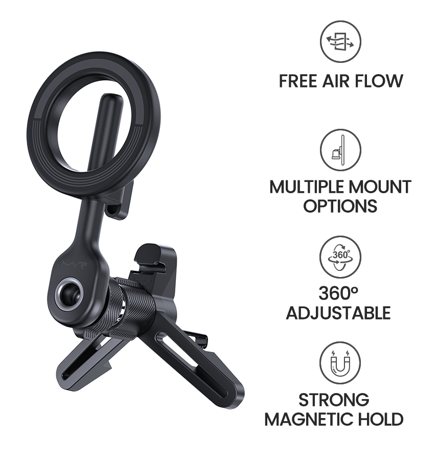MVR T8 MAGSAFE CAR HOLDER WITH TRIANGLE BASE image 7