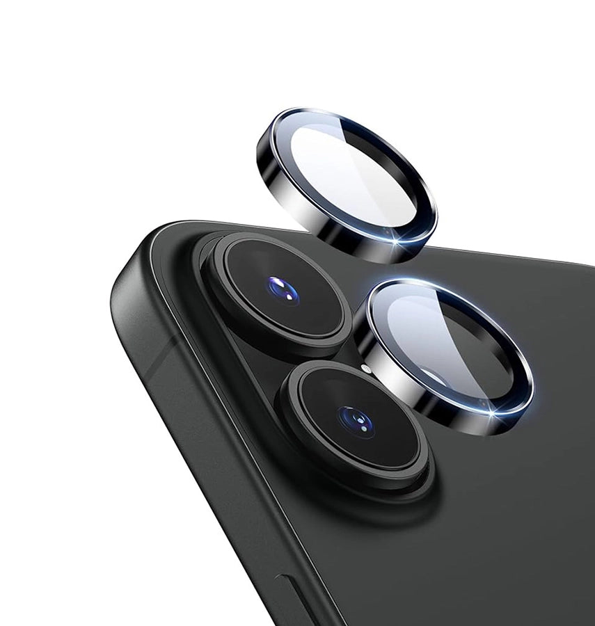 iPhone 17/16/16 Plus Protector – Black | MVR Sapphire Lens 9H Hardness, Anti-Glare, Precision Fit image 0