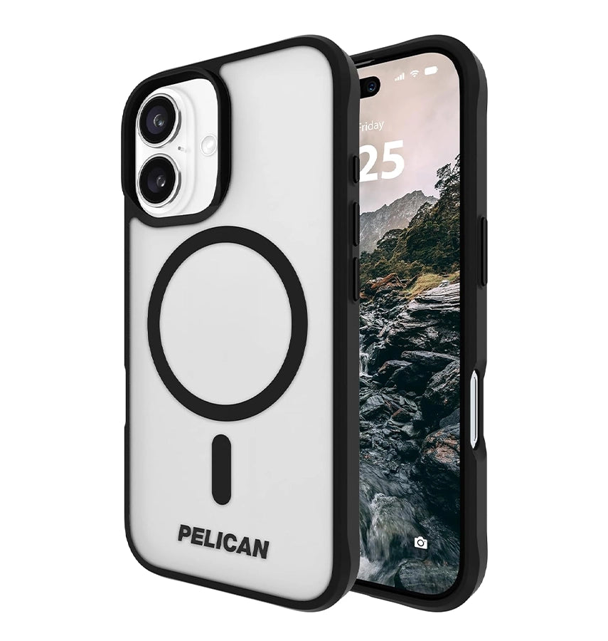 iPhone 16 Case – Clear | Pelican Protector MagSafe Cover with Military-Grade Drop Protection & Scratch Resistance image 1