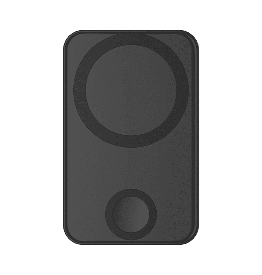 MVR MagSafe Power Bank - Black | 6500mAh, 2 – in – 1 Wireless Charger & Phone Stand, Portable 15W Fast Charging image 0