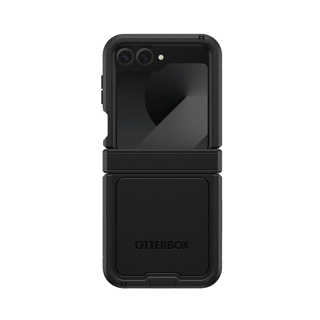 Samsung Z Flip 6 Case - Black | OtterBox Defender XT Rugged Cover with Full-Body, Drop & Scratch Protection image 0