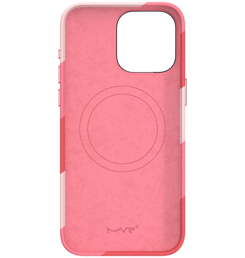 iPhone 15 Pro Max MVR Stripe Vibe Case - Sakura Pink | Perfect Fit Design, Soft Touch Protective Cover image 1