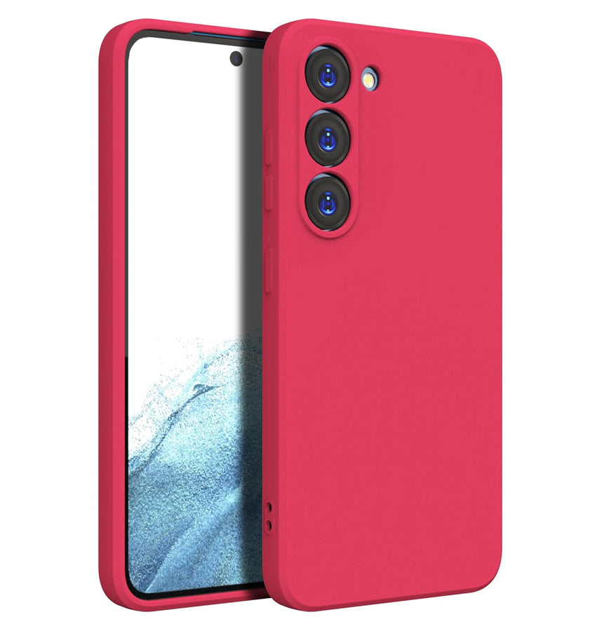 Samsung S23 Silicone Case – Red | Mercury Cover – Soft Touch, Shock Absorbent & Slim Fit image 0