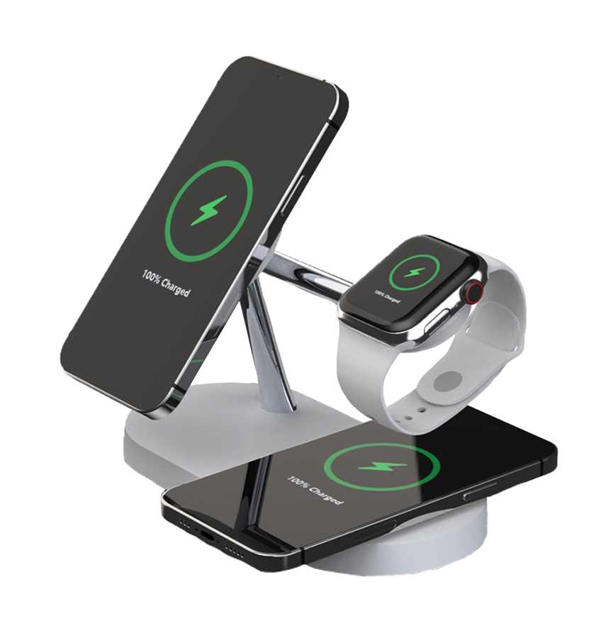 MVR 4 – in – 1 Wireless Charging Station - Black | MagSafe Compatible Charger image 3