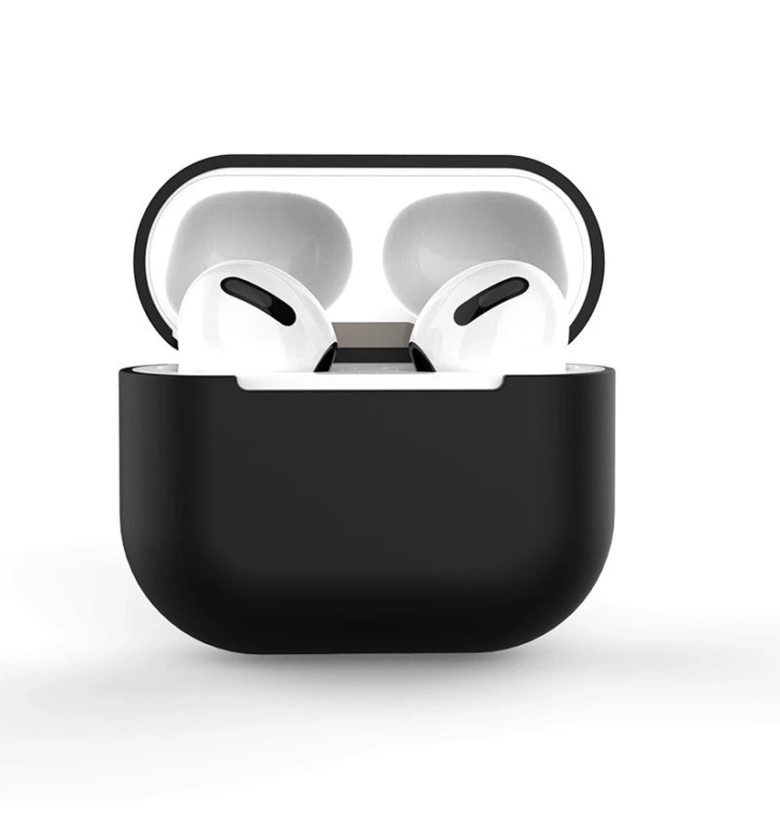 AirPods 3rd Generation Case – Black | Soft Silicone, Shockproof PC Protective Cover image 0