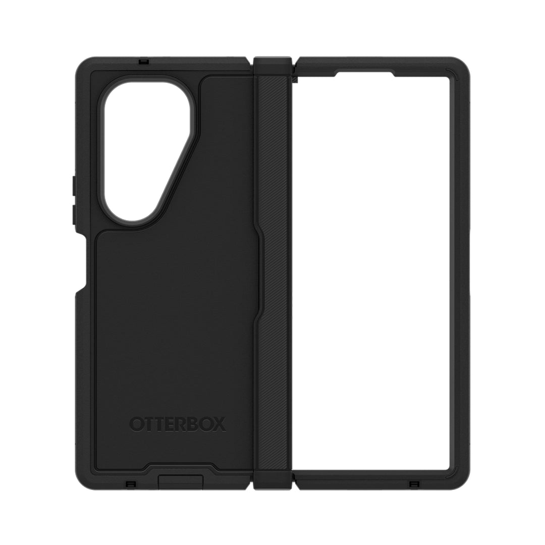 Samsung Z Fold 7 Case – Black | OtterBox Defender XT Series Rugged Protective Case with Drop Protection & Port Covers image 0