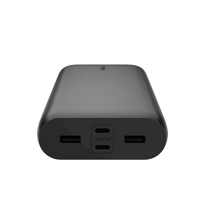 Belkin BoostCharge Power Bank 26K 32W – Black | 4-Port High-Capacity Charger with Multi-Device Fast Charging image 4