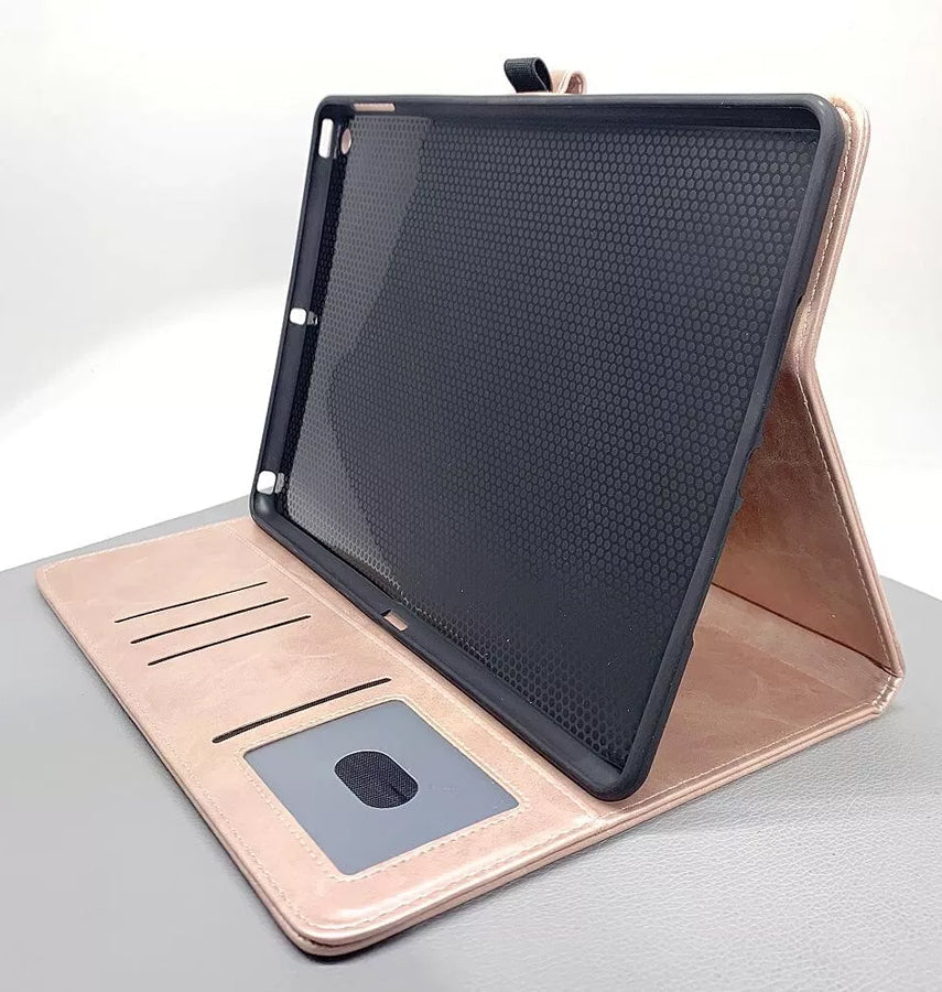 Apple iPad Air 4 & Pro 11 Wallet Case – Rose Gold | Goospery Mercury Bluemoon Flip Cover with Card Holder image 1