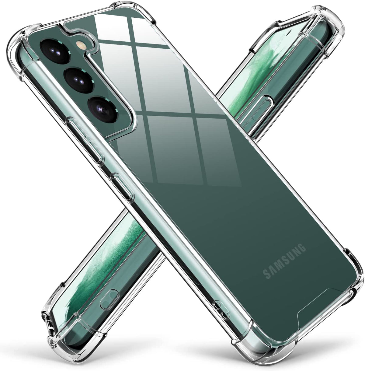 Samsung Galaxy S22 Hard Bumper Back Cover 1.5mm - Clear Case