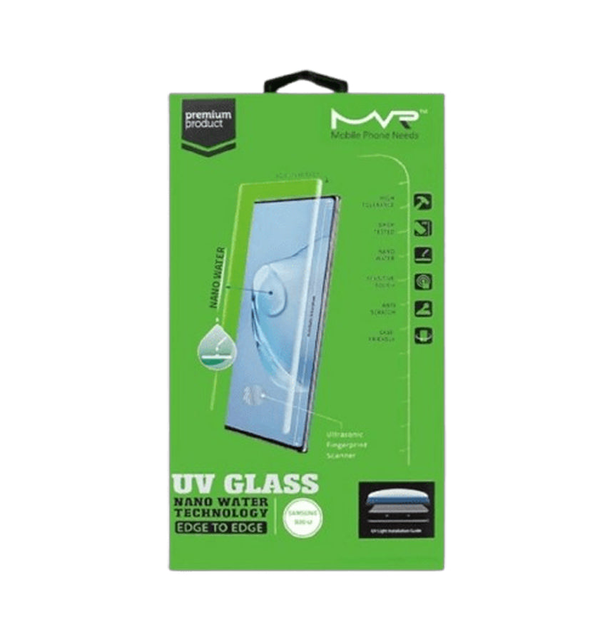 Samsung Galaxy S23 Ultra MVR UV Transparent Tempered Glass | Full Coverage Curved Screen Protector image 0