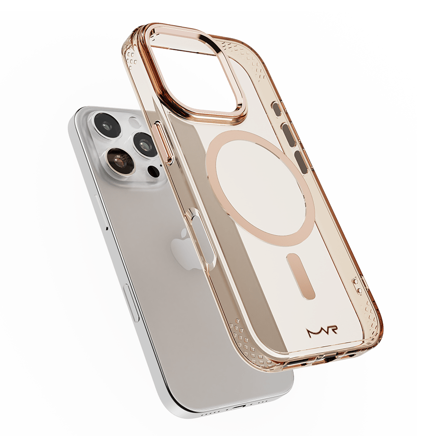 iPhone 16 Pro Max MVR Impact IMD Case - Rose Gold | Stylish Durability, Scratch - Resistant Back Cover image 2