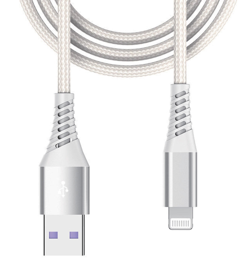 Beetle 3m USB-A to Lightning Charging Cable (M-4)- White | Long Cable Fast Sync & Charge image 0