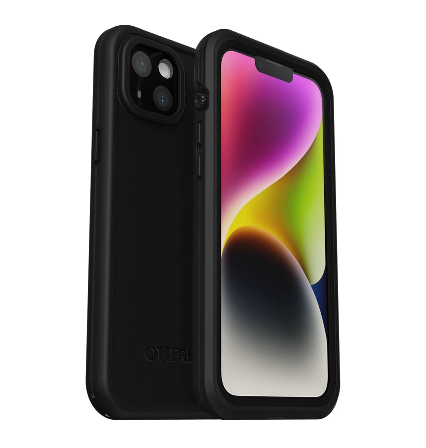 iPhone 14 Plus Magsafe Case – Black | OtterBox Fré Series, Waterproof Protection Back Cover image 0