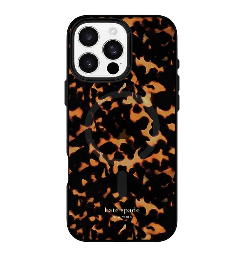 iPhone 16 Pro Max MagSafe Case – Tortoise | Kate Spade Protective Cover with Stylish, Slim & Durable Design image 0