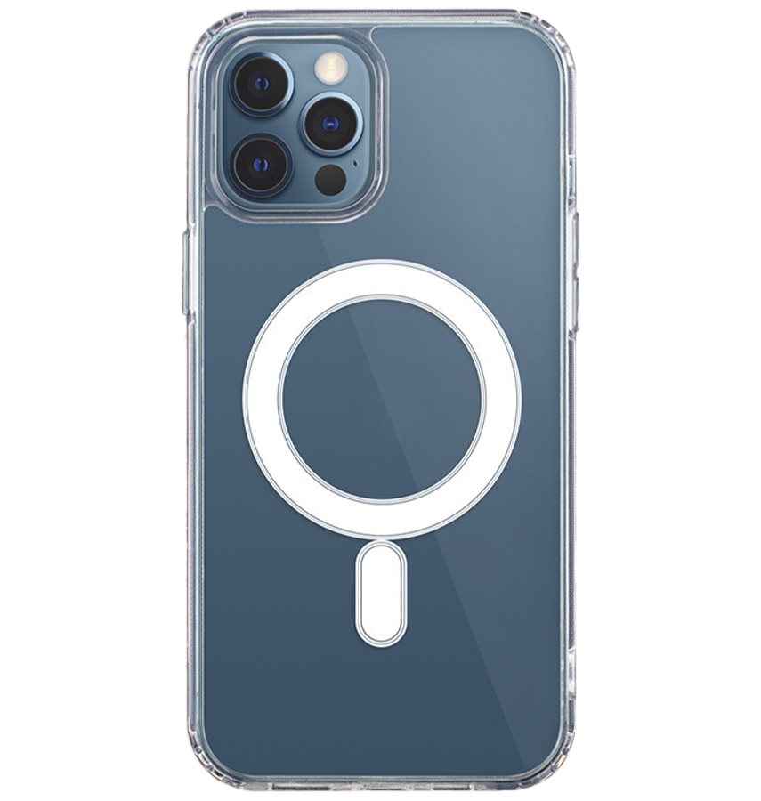 iPhone 12/12 Pro Magsafe Case - Clear | Scratch – Resistant, 1.5mm Hard Back Cover image 0