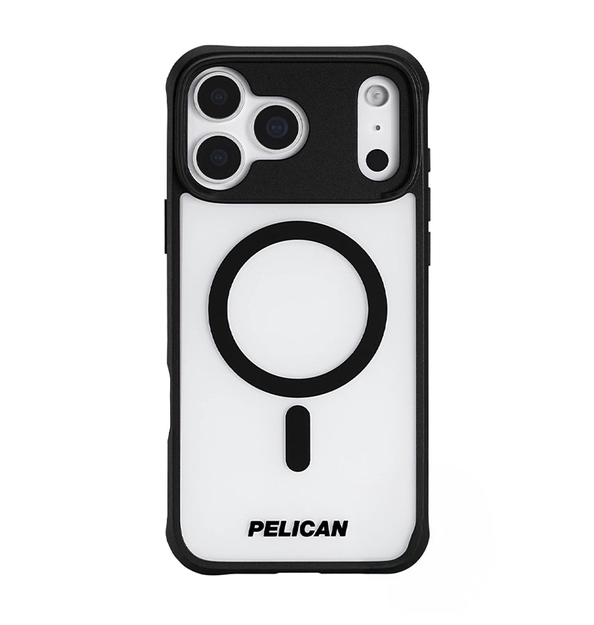 iPhone 17 Pro Max Case – Clear/Black Frosted | Pelican Ranger MagSafe Cover with Rugged Drop Protection & Stylish Finish image 0