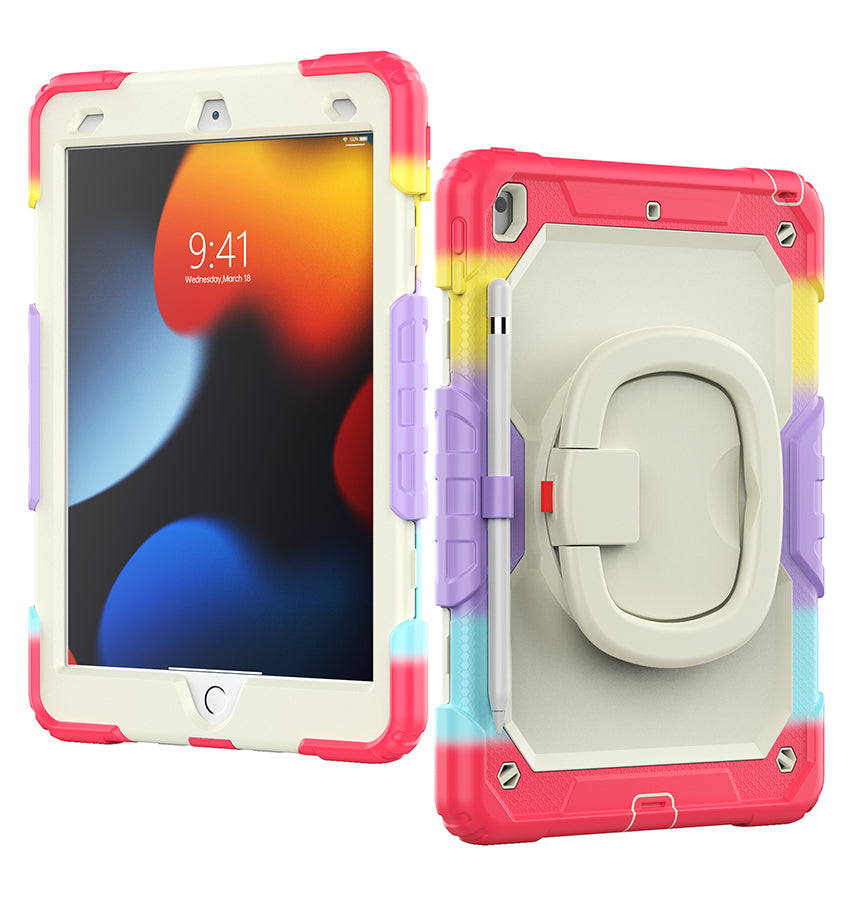 Apple iPad Air 4/5 & Pro 11' Case - Red | Survivor Generic Rugged Case with Hand Strap, Shockproof & Scratch - Resistant Protective Cover image 0