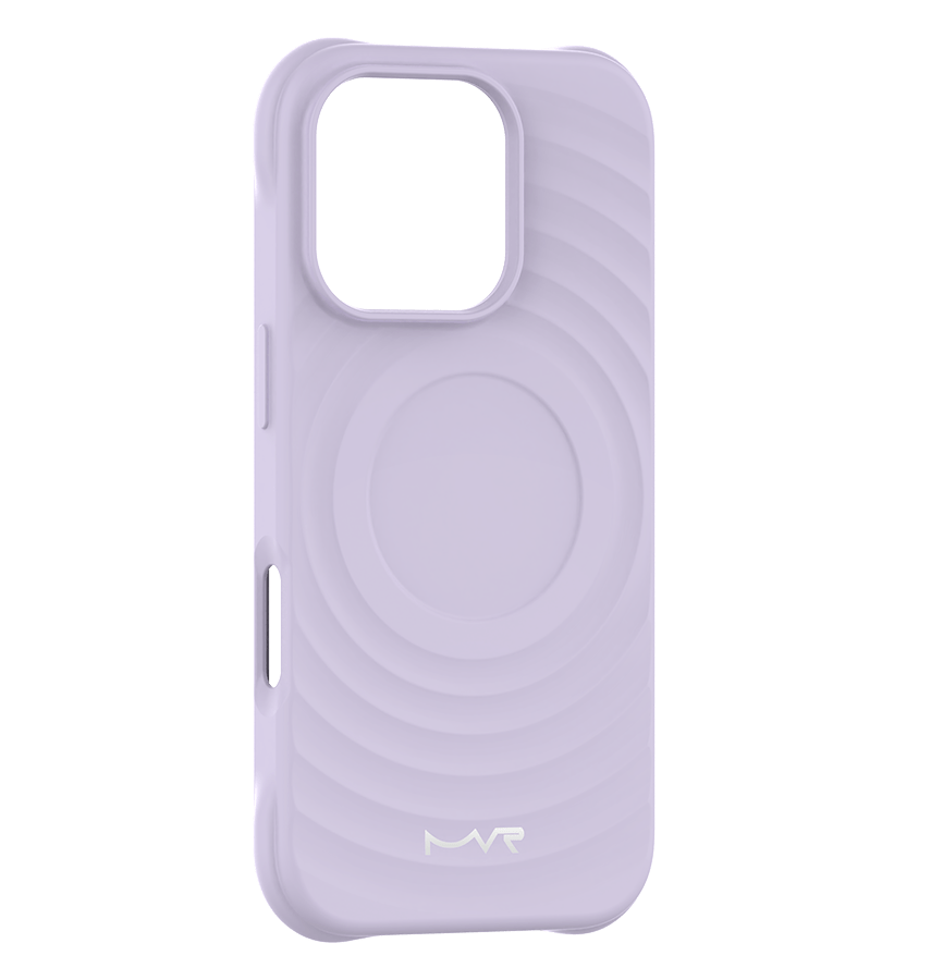 iPhone 16 Pro Max MVR Wave Silicone Case - Lavender | MagSafe Compatible Protective Cover image 0