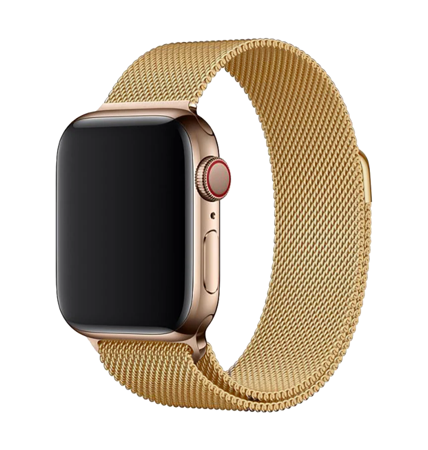 Apple Watch 38/40/41mm Milanese Metal Band – Gold | Magnetic Clasp, Comfort Fit image 0