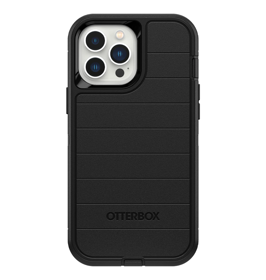 iPhone 13 Pro Max Case – Black | Otterbox Defender Series, Rugged Shockproof Back Cover image 0
