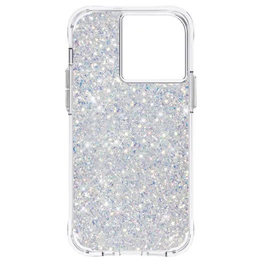 iPhone 13 Pro Twinkle Antimicrobial Case – Stardust | Case-Mate Sparkling Design, Drop Protection, Wireless Charging Compatible image 2