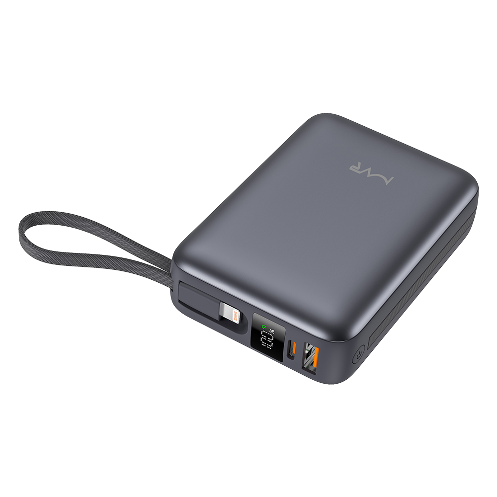 Rapid-20x Ultrafast 20000mAh MVR Power Bank - Grey | High Capacity Portable Charging image 3