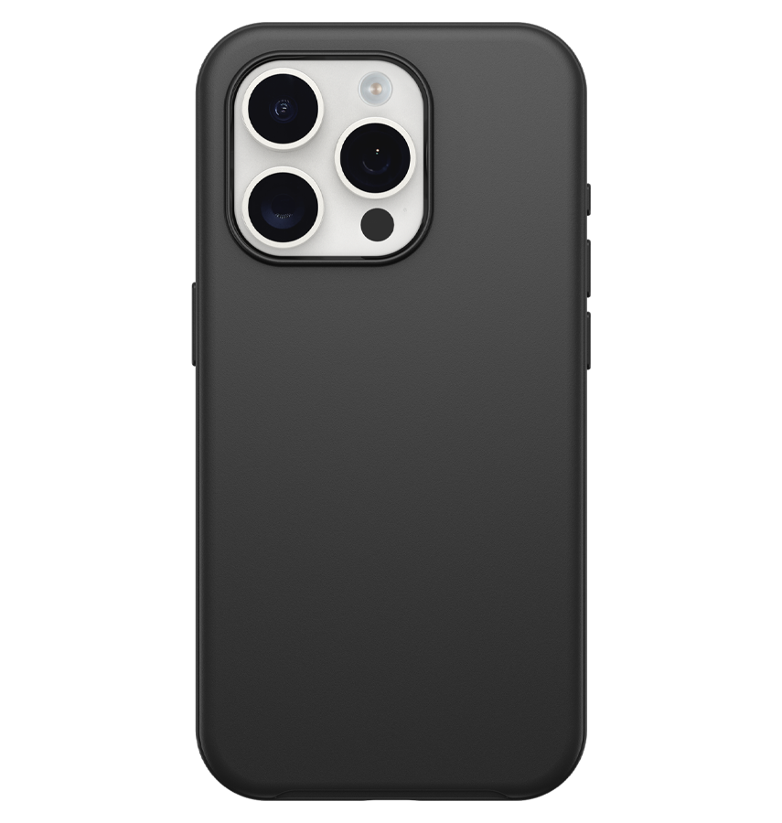 iPhone 15 Pro Magsafe Case - Black | OtterBox Symmetry Series, Soft Touch Protective Cover image 0