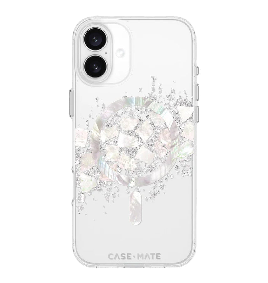 iPhone 16 Plus MagSafe Case - Pearl | Case-Mate Karat Elegant & Durable Protection Back Cover image 0