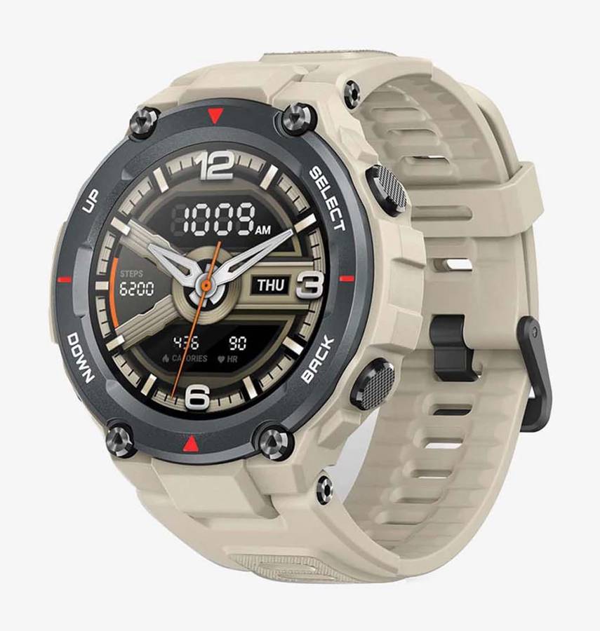 Amazfit T - Rex Khaki Band - Tactical Outdoor Strap, Comfortable Fit, Reinforced Pin Buckle image 0