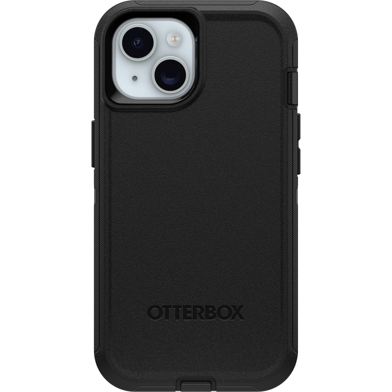 iPhone 15 Case – Black | Otterbox Defender Series, Rugged Shockproof Back Cover image 2