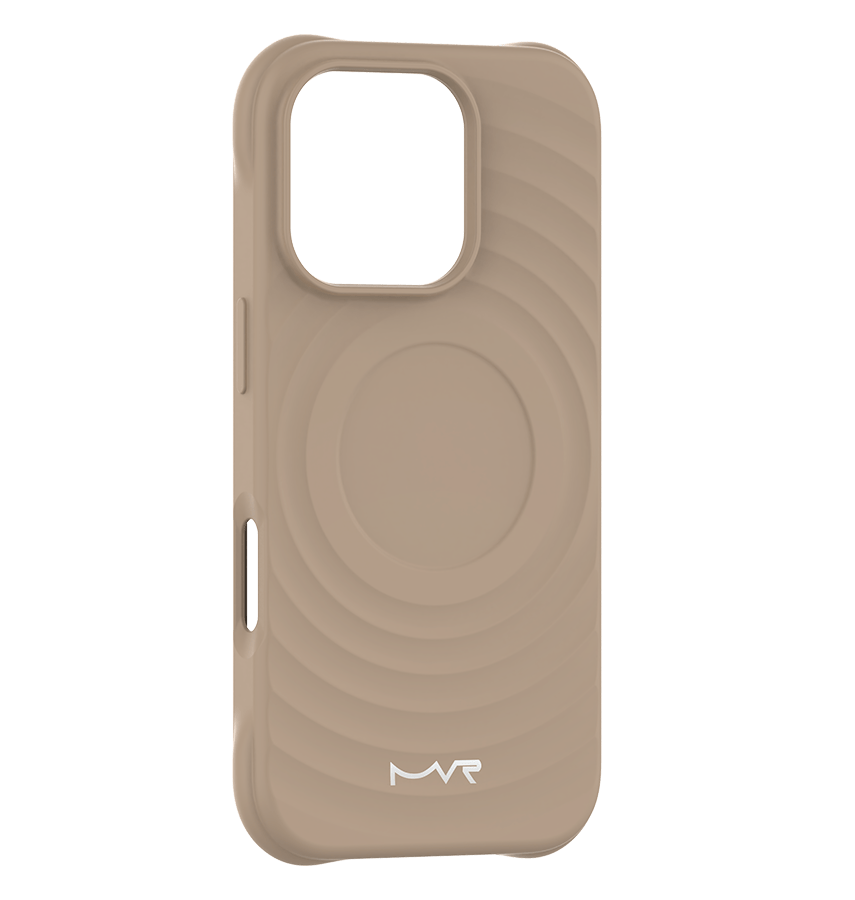 iPhone 16 Pro MVR Wave Silicone Case - Tortilla | MagSafe Compatible Protective Cover image 0