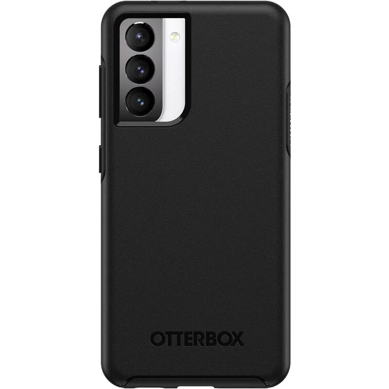 Samsung S21 Case – Black | OtterBox Symmetry Series, Soft Touch Protective Cover image 1