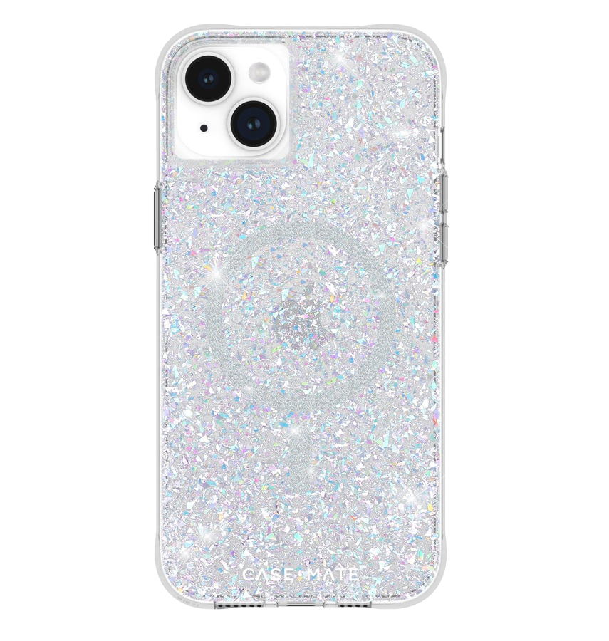 iPhone 15 Plus Magsafe Case - Iridescent | Case-Mate Twinkle Ombre Antimicrobial, Drop Protection, Wireless Charging Compatible image 0