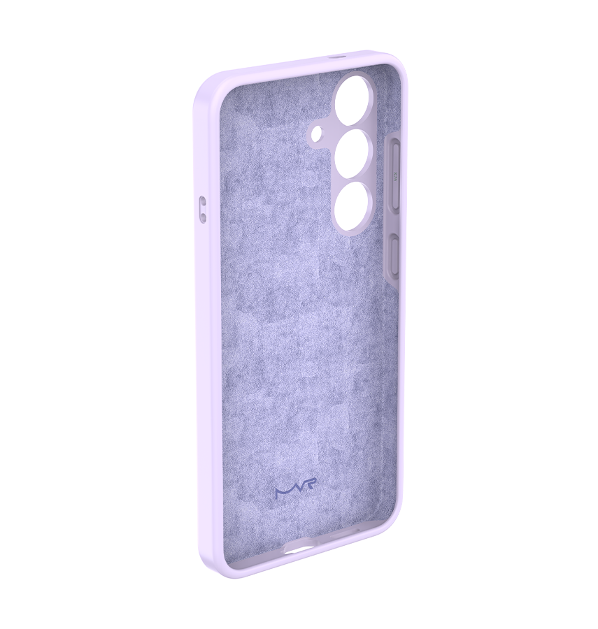 Samsung Galaxy S24 Plus MVR Liquid Silicone Case - Lavender | Soft Anti - Slip Grip & Shock Protection image 2