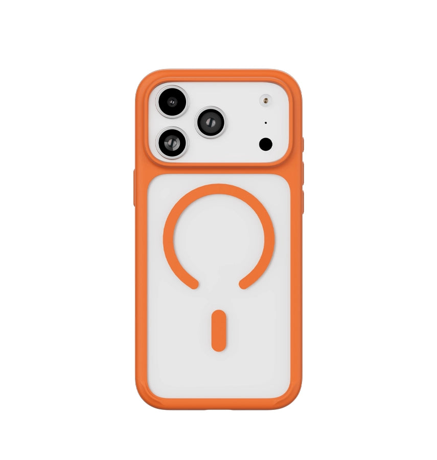 iPhone 17 Pro Max Luna Ring Matte Case - Orange | Sleek Protective Cover with Soft-Touch Finish & Everyday Protection image 0