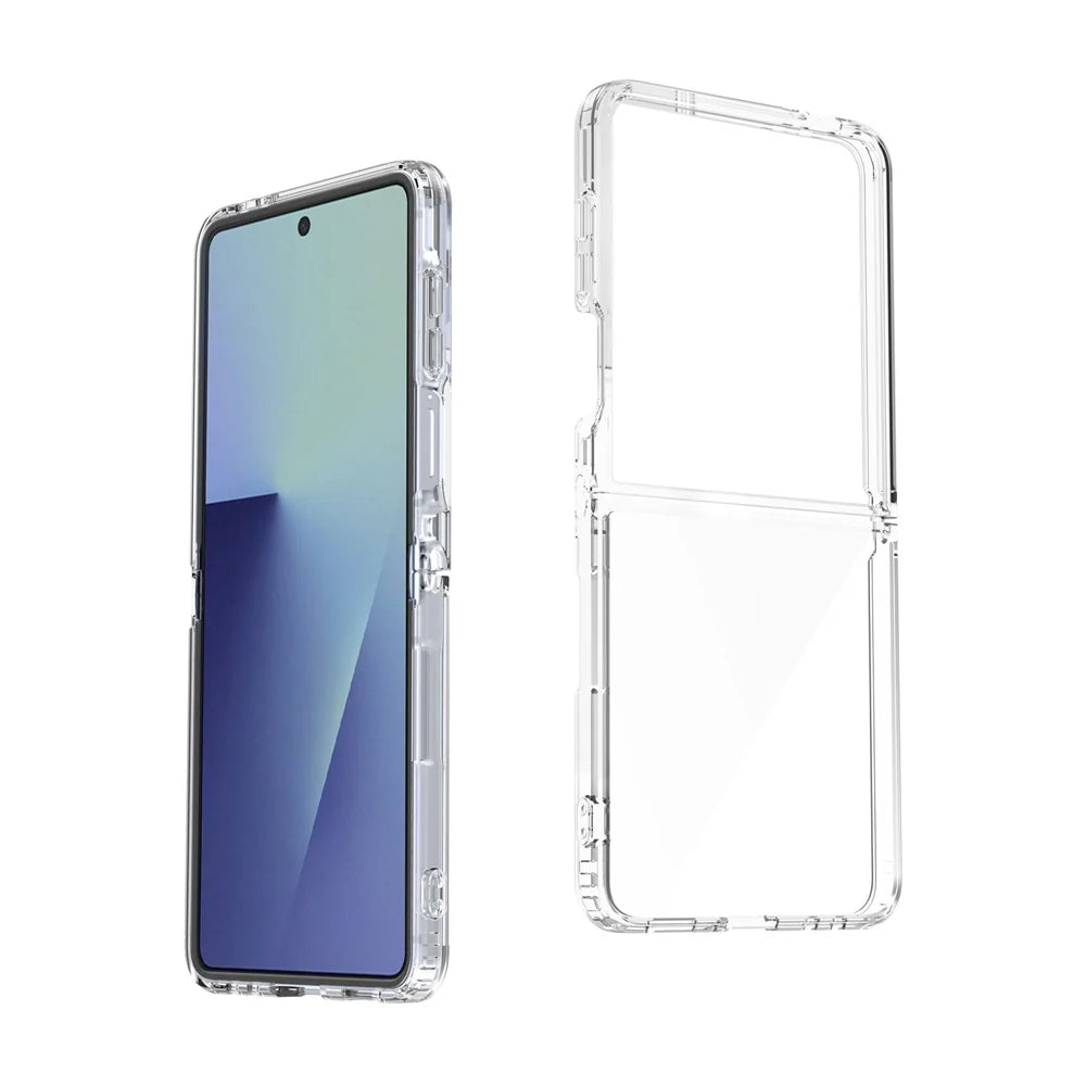 Samsung Z Flip 4 1.5mm Bumper Case - Clear | Slim Transparent Protective Cover with Shock Absorption