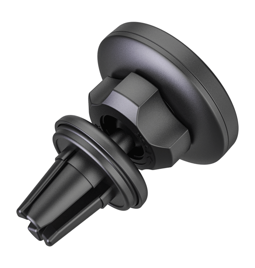 Beetle R4 Universal Car Phone Mount - Black | 10X Strong Magnetic Holder with 3M Adhesive Base & 45° Adjustable Head