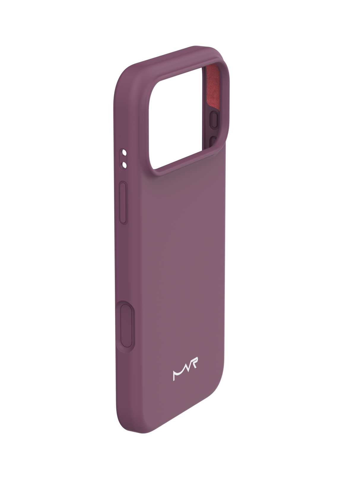 iPhone 18 Pro / 17 Pro Liquid Silicone Case - Burgundy | MVR Soft-Touch Protective Cover