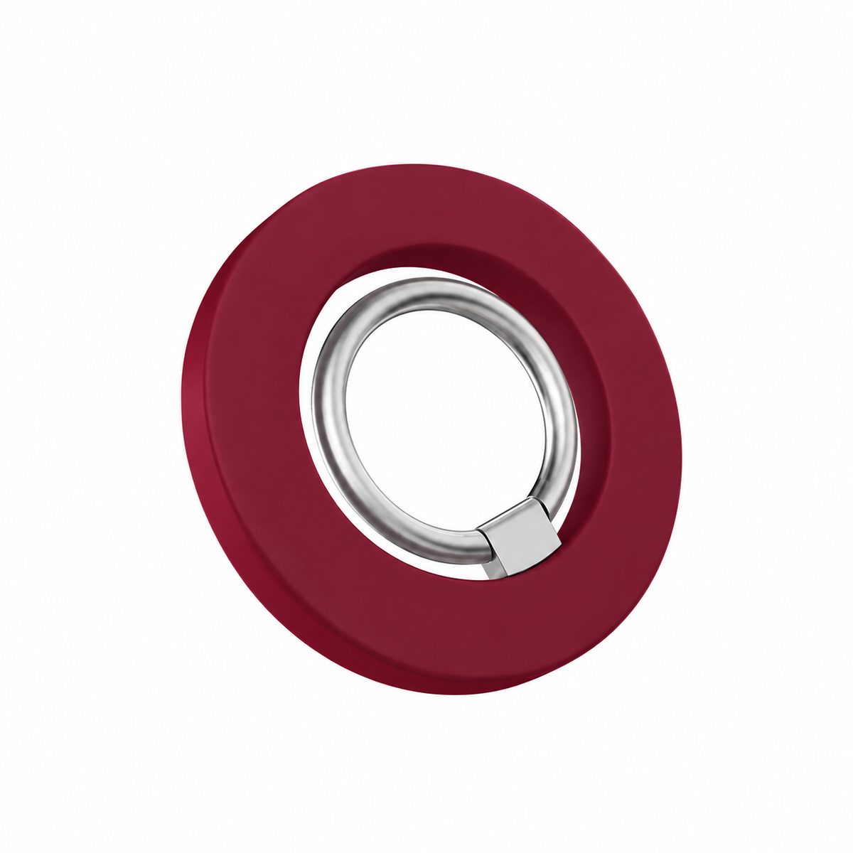 Beetle MagSafe Ring - Liquid Silicone Burgundy | Magnetic Grip & Kickstand