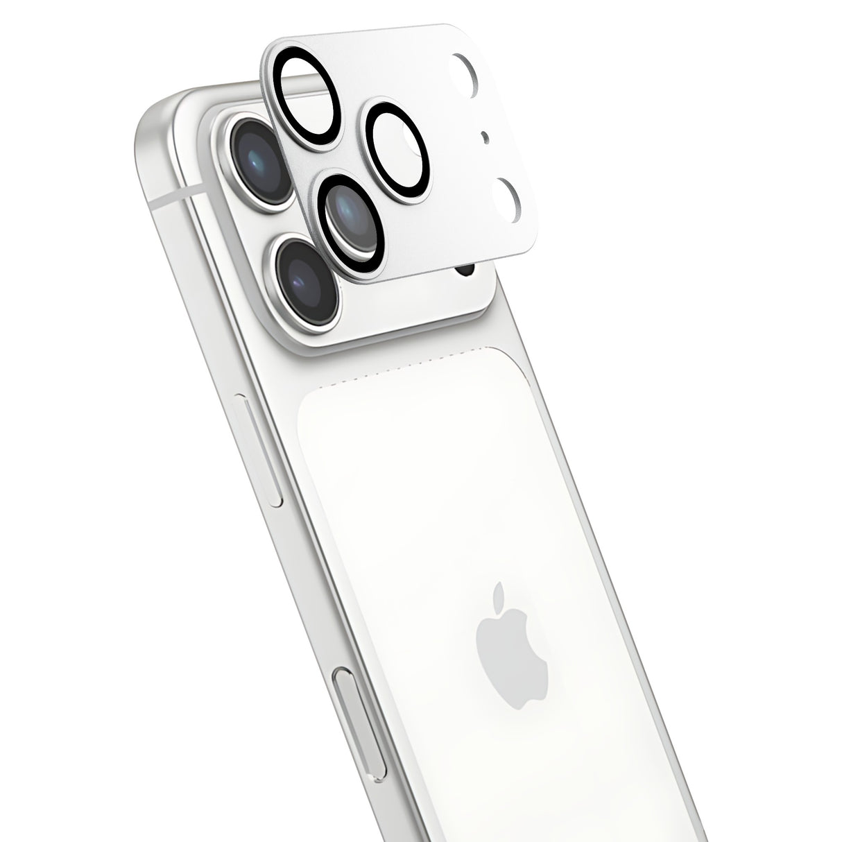 iPhone 17 Pro Max Camera Armour Lens - Metallic Silver | MVR Robust 360 Protection, Scratch-Resistant, Perfect Fit Design