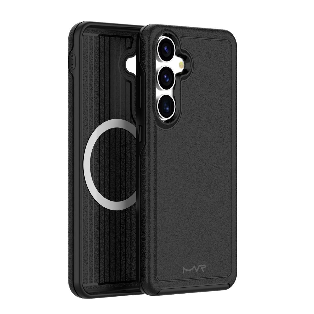 Samsung S25 Armour Matte Case - Black | MVR Protective Cover with Strong Grip & Durable Design