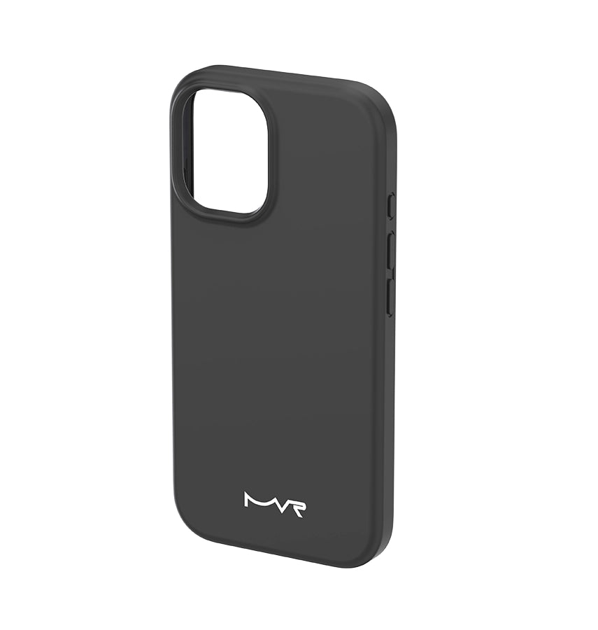 iPhone 17 Liquid Silicone Case – Black | MVR Micro-Fiber Lining, Soft-Touch Matte Finish image 1