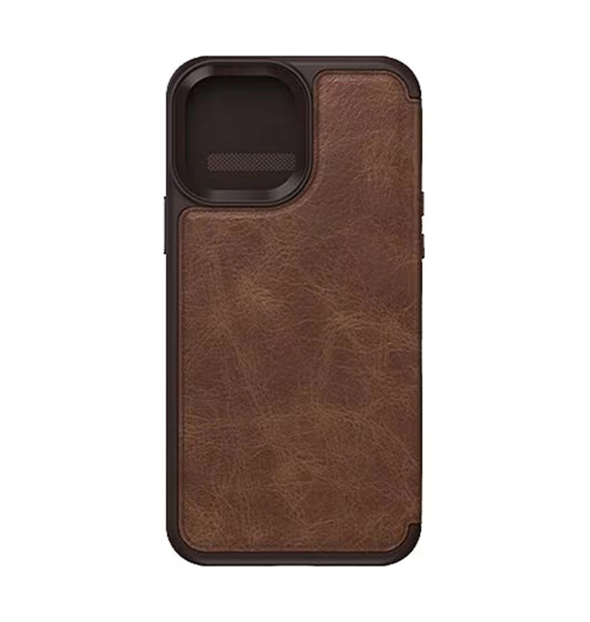 iPhone 13 Pro Max Case – Espresso | OtterBox Strada Series, Soft Touch Protective Cover image 0