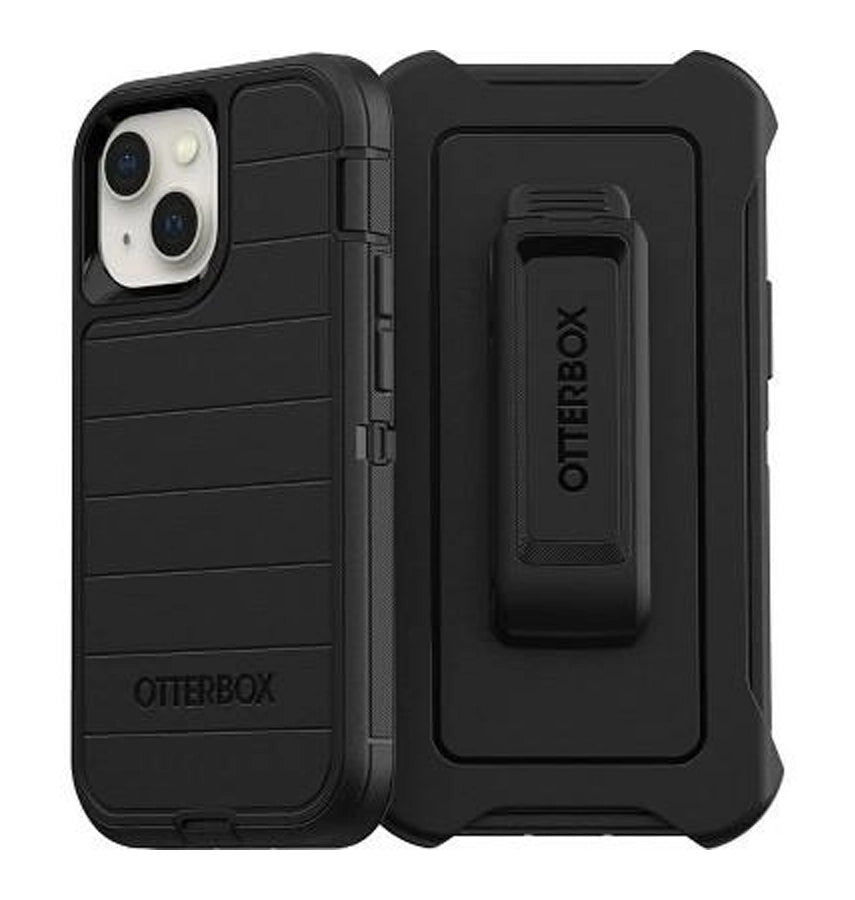 iPhone 13 Mini Case – Black | OtterBox Defender Series, Soft Touch Protective Cover image 0