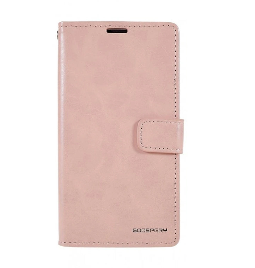 iPhone XR Mercury Bluemoon Diary Wallet Flip Case - Rose Gold | Shockproof Protective Cover image 0
