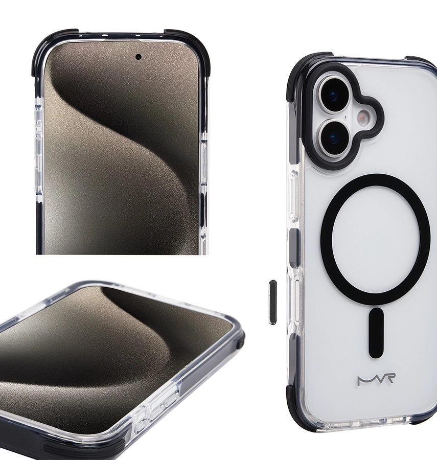iPhone 17 MVR Robust Case – Black | Shockproof Armor, Wireless Charging image 3